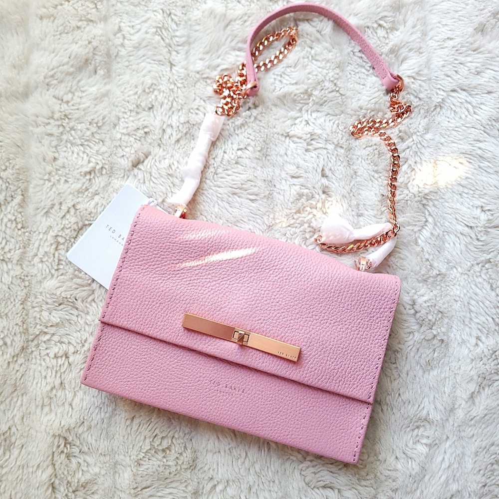 🍒NWT🍒 TED BAKER CROSSBODY LEATHER PURSE